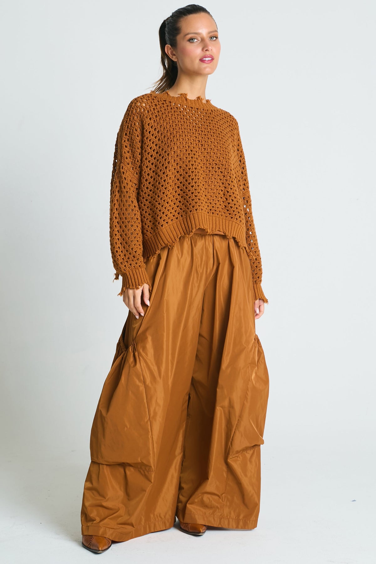 Nylon Big Pocket Pants