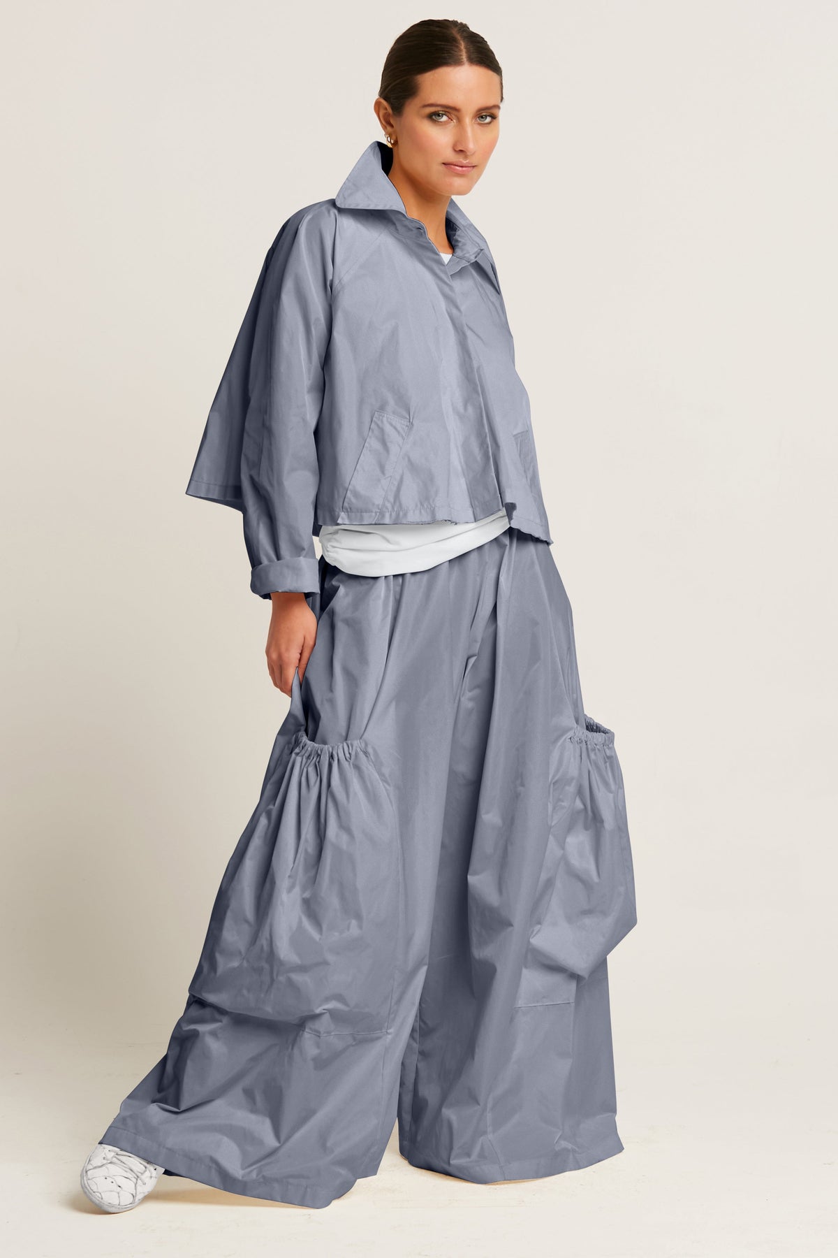 Nylon Big Pocket Pants