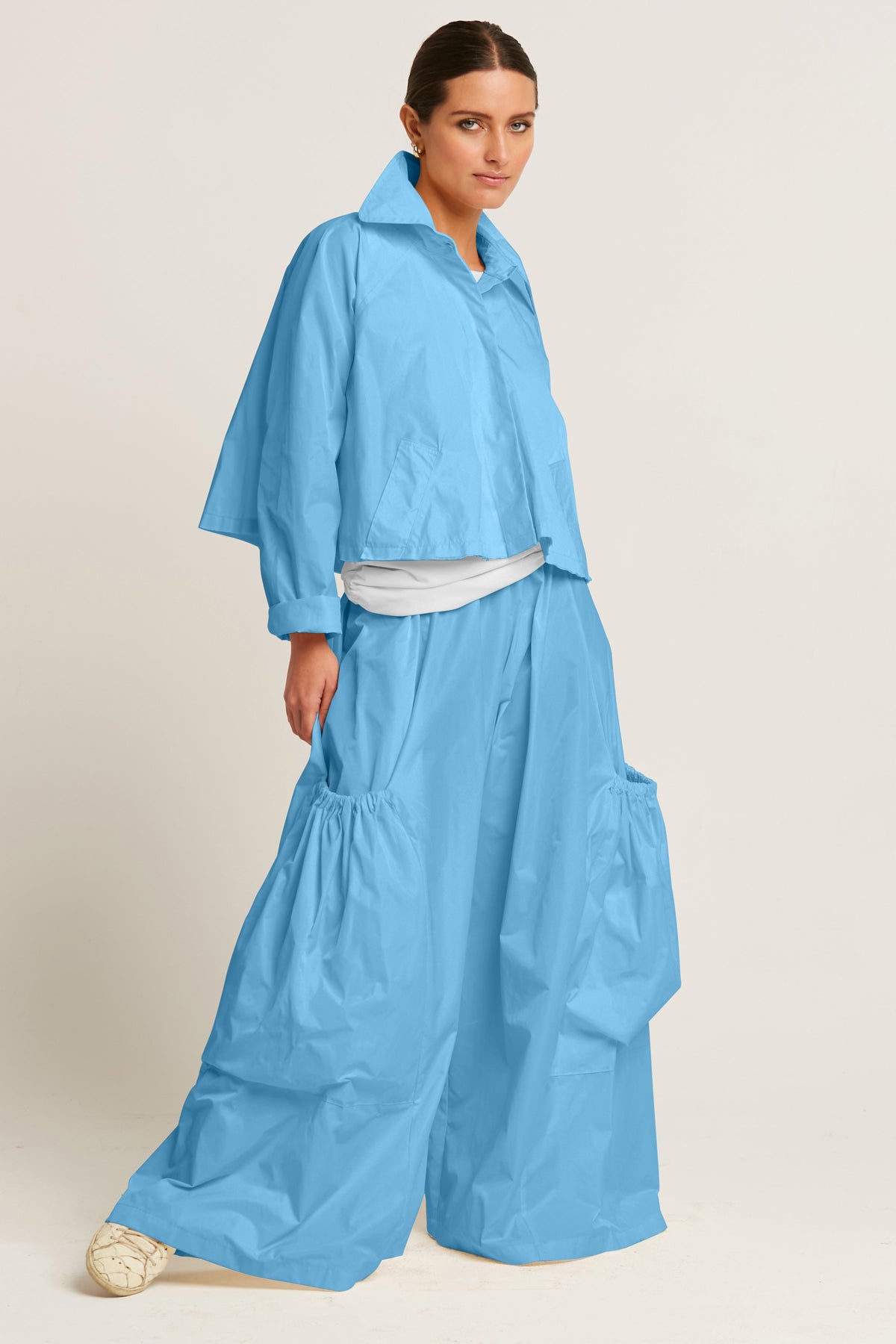 Nylon Big Pocket Pants