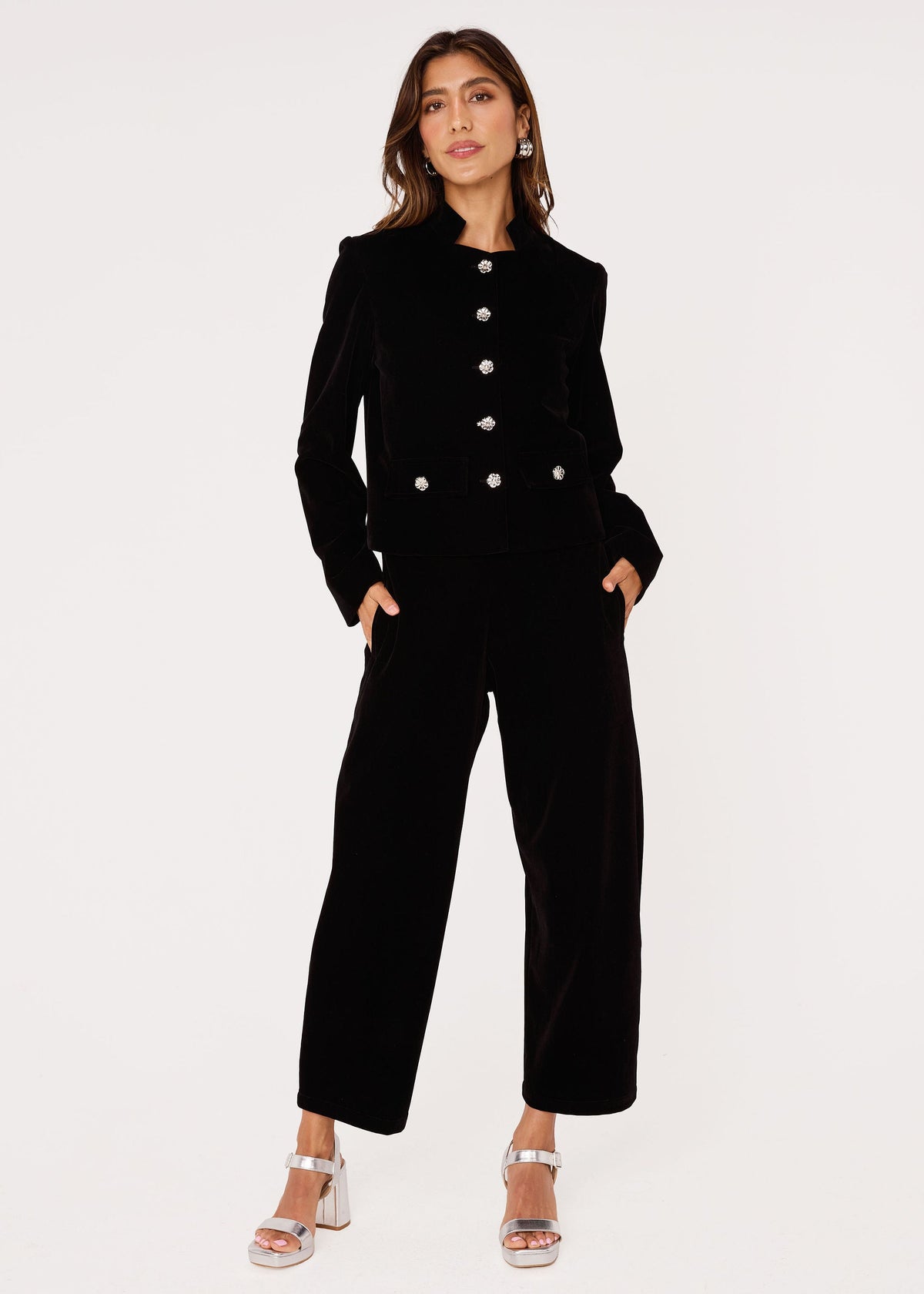 Taylor Pant Black Velvet