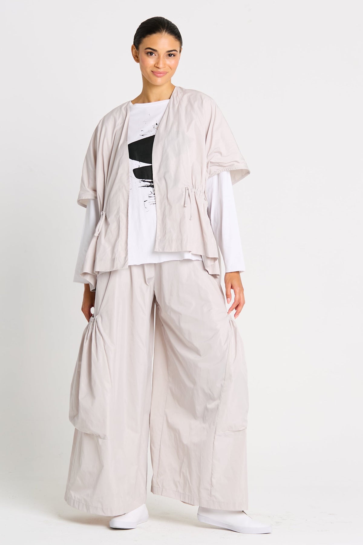 Nylon Big Pocket Pants