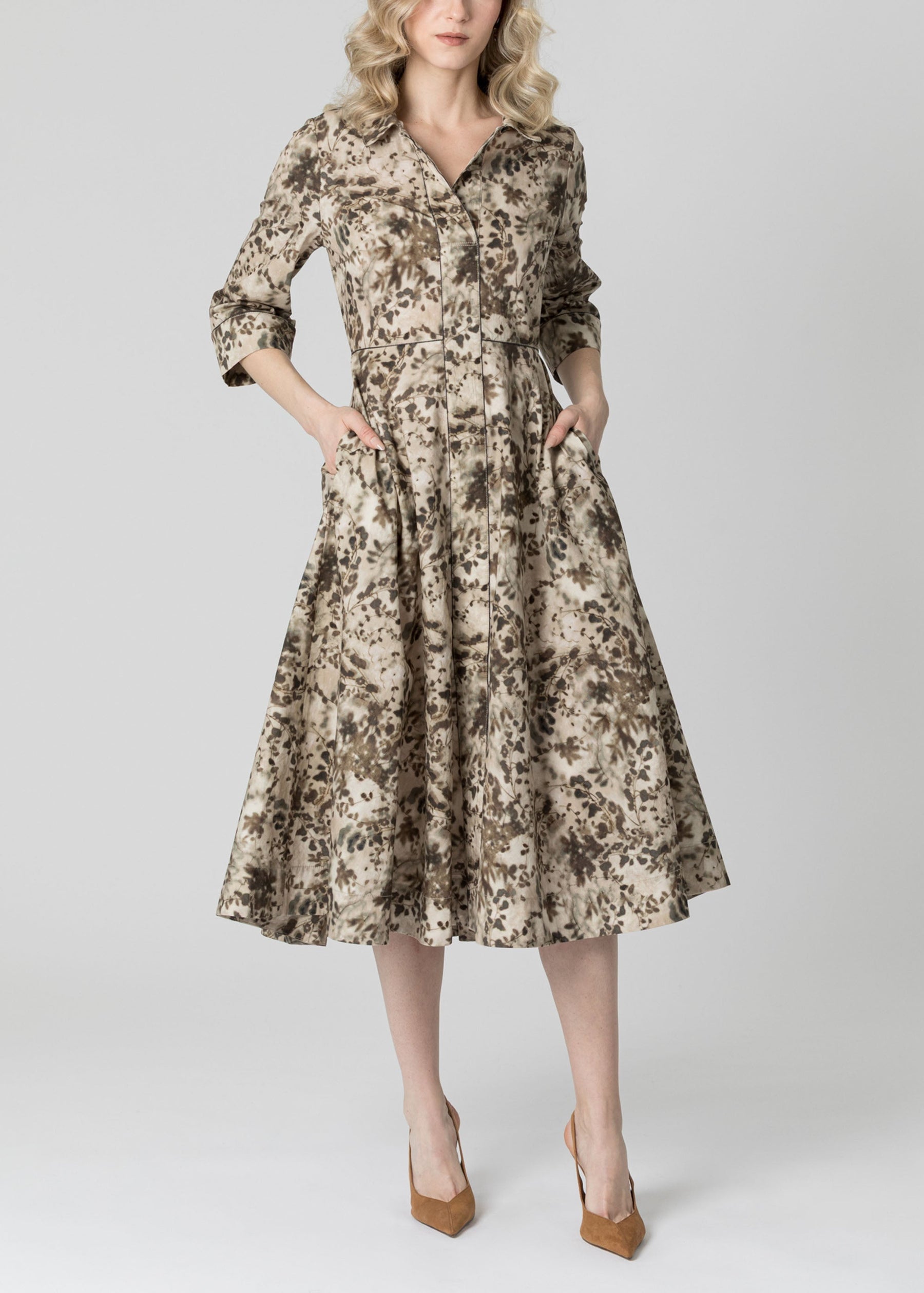 Autumn Forest Print Dress - SHIPS 9.15