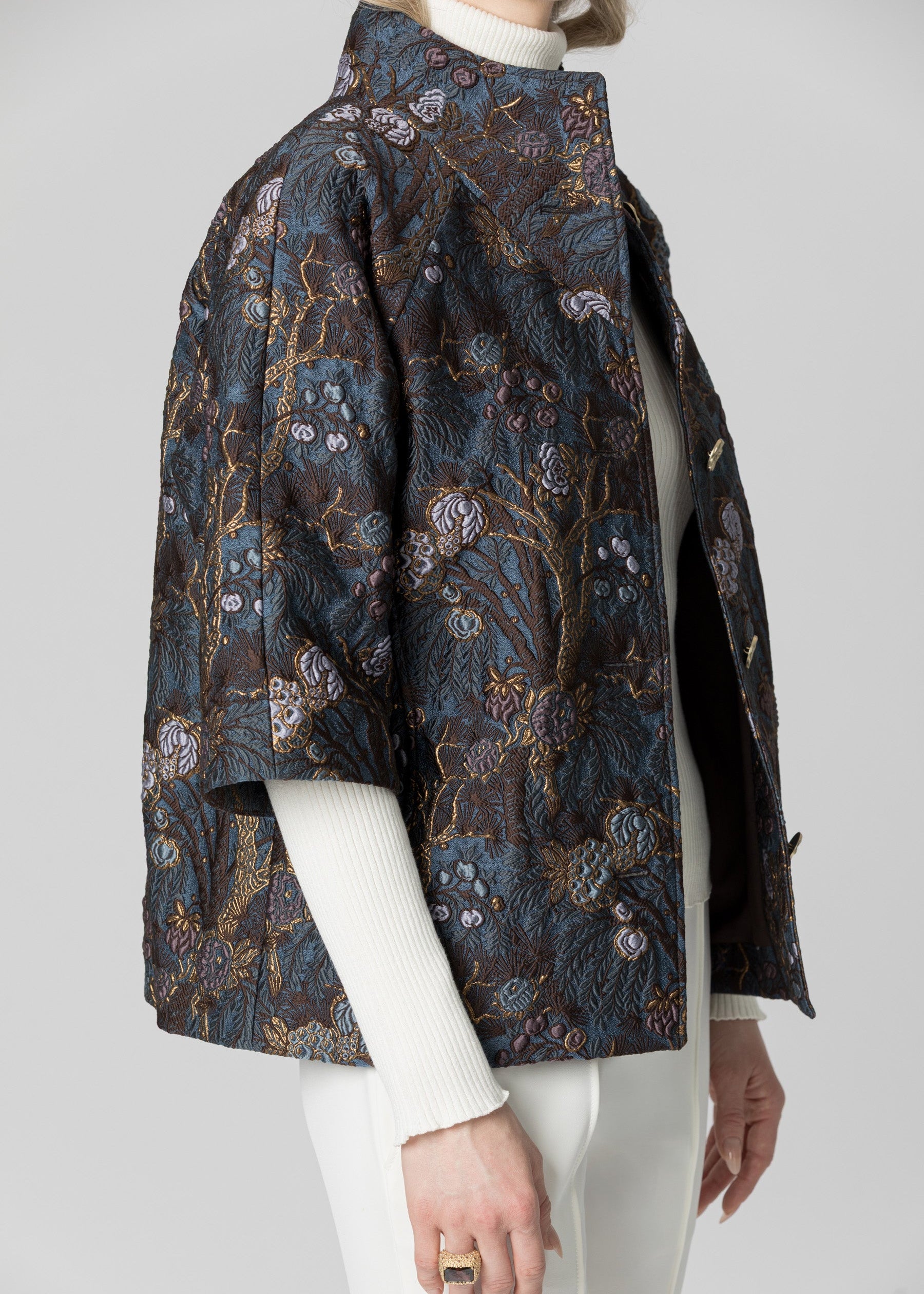 Midnight Garden Jacquard Jacket