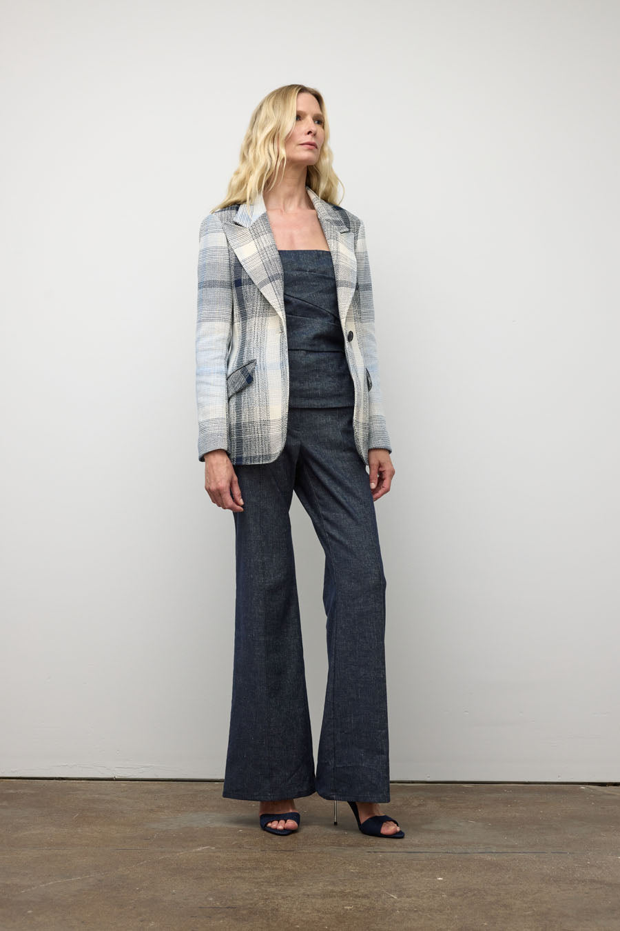Wide flare denim pant