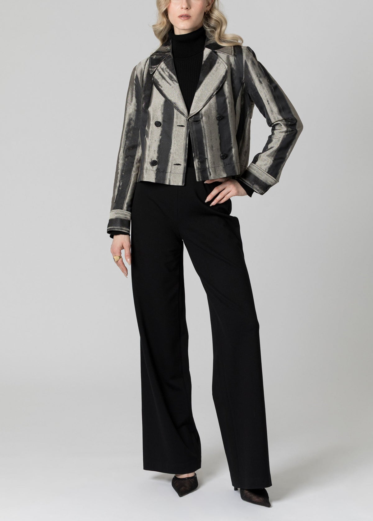 Photo Stripe Jacquard Jacket - SHIPS 9.15