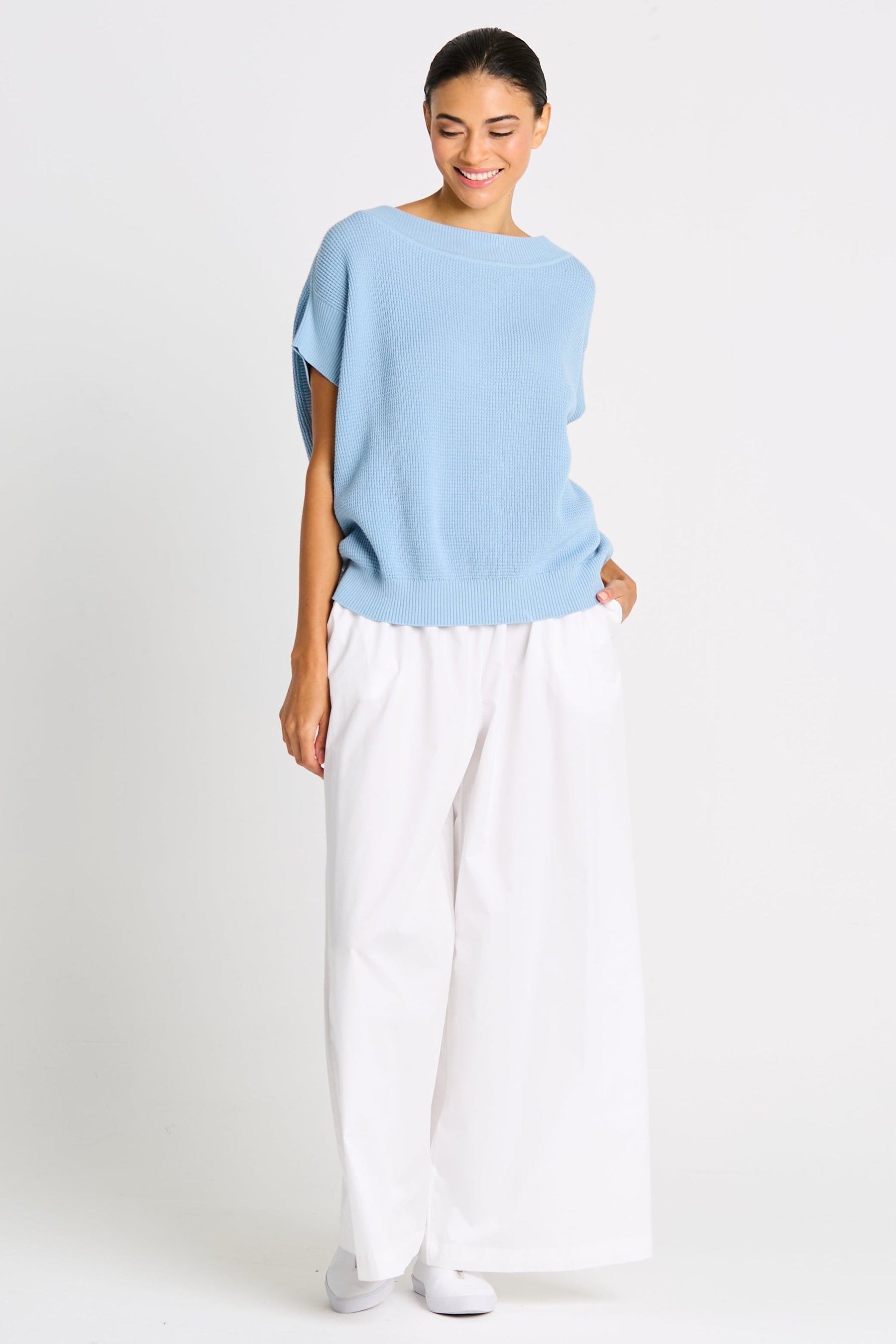 Square Thermal Knit Tee
