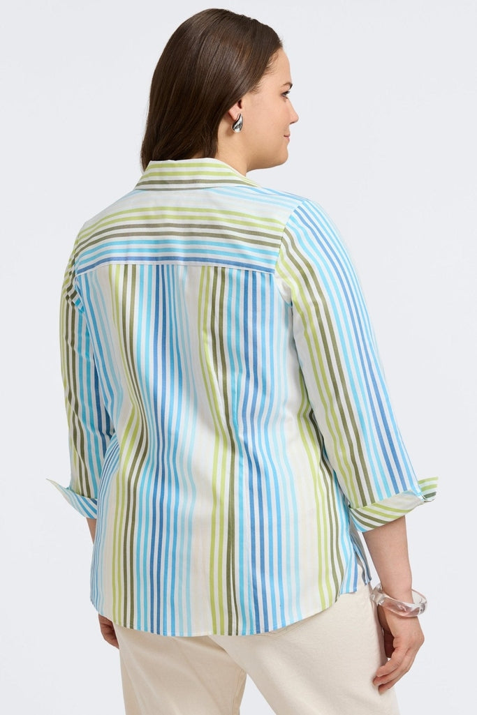 Taylor Plus No Iron Pinpoint 3/4 Sleeve Shirt (Backup)