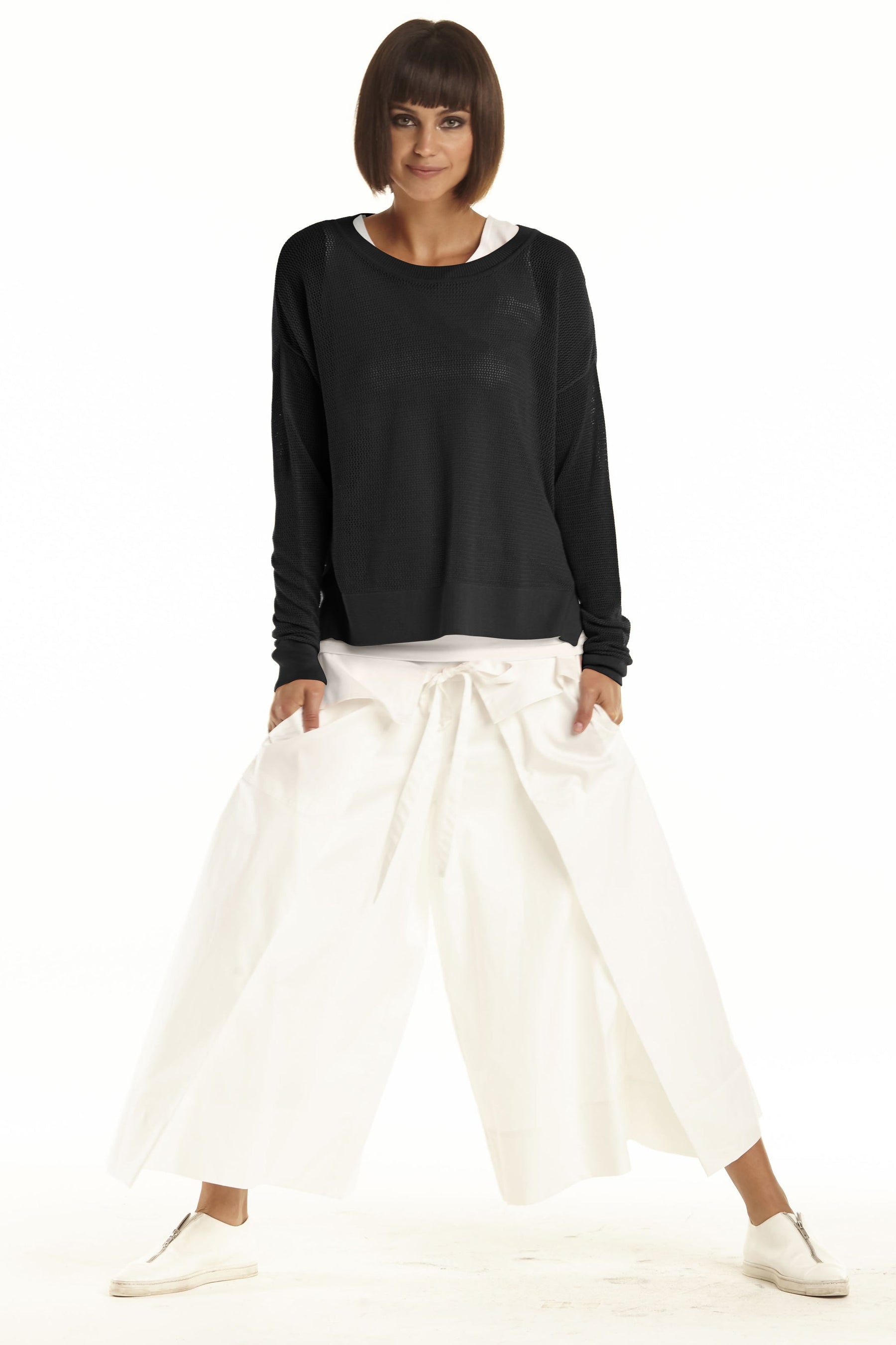 Pima Cotton Mini Seed Stitch Sweater