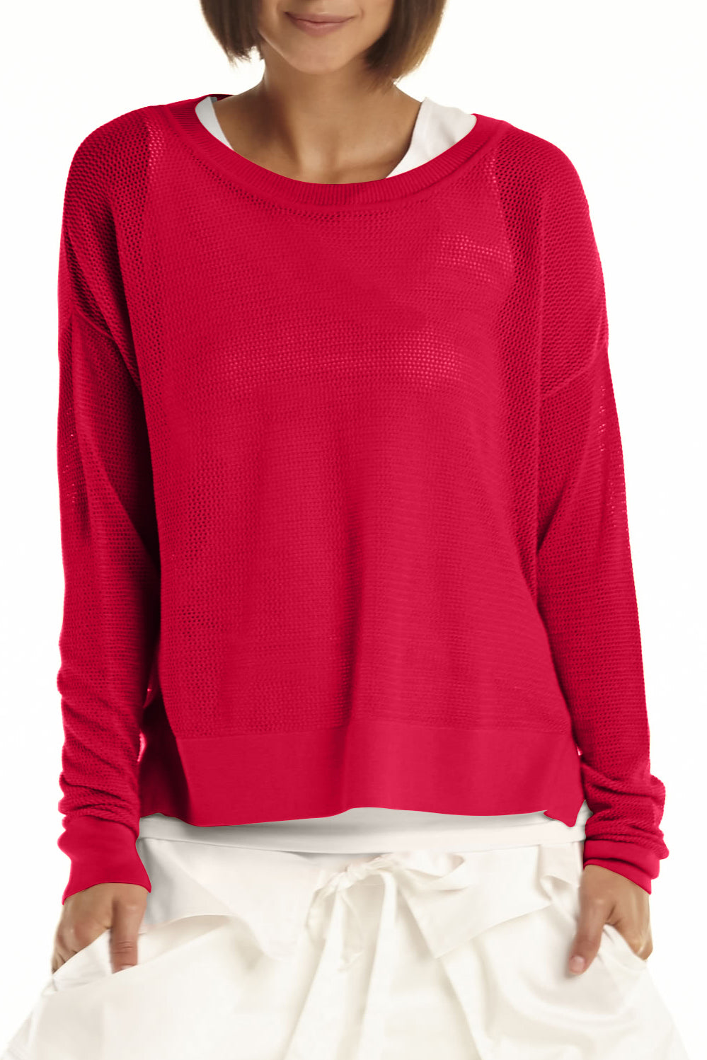 Pima Cotton Mini Seed Stitch Sweater