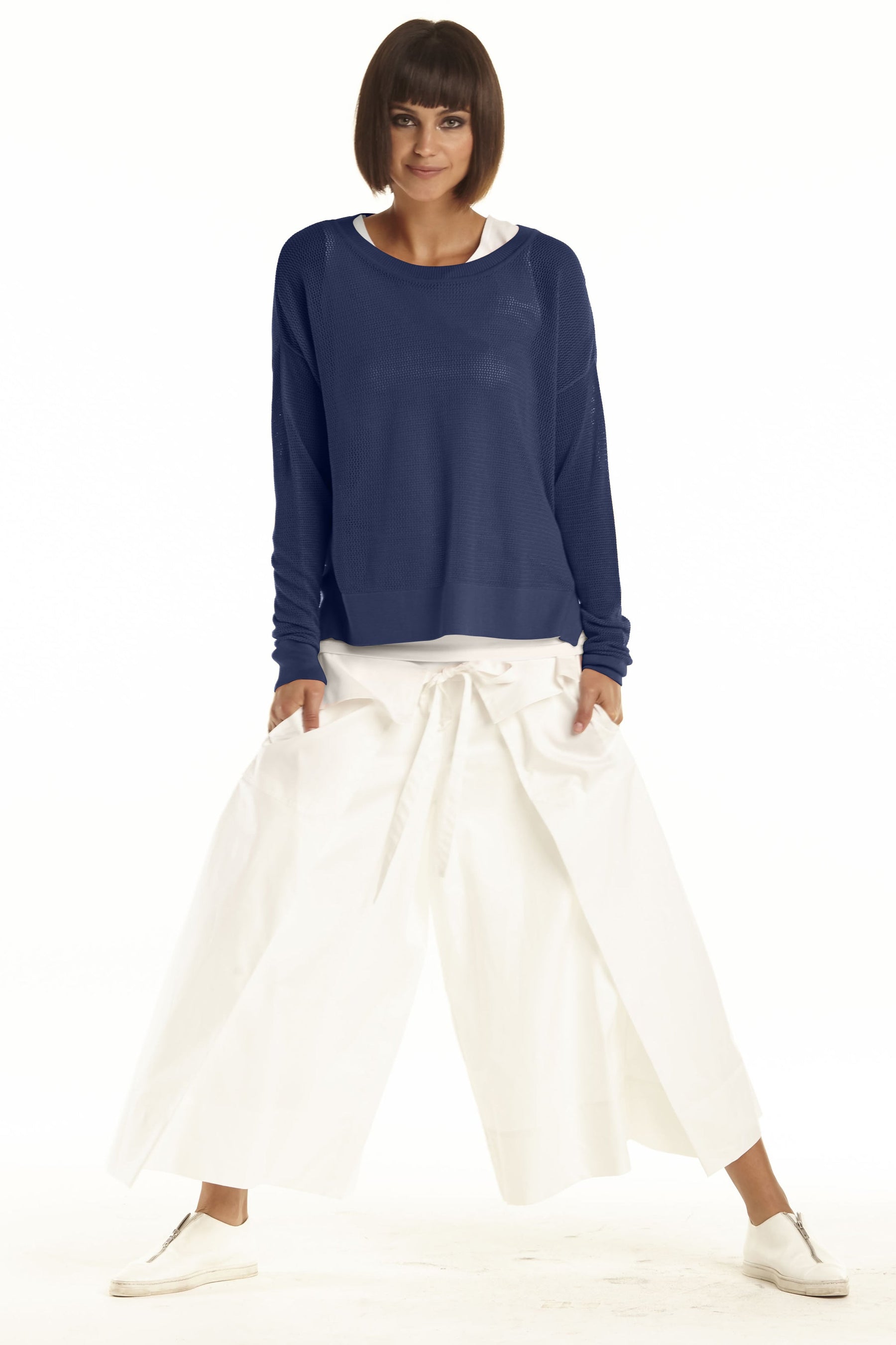 Pima Cotton Mini Seed Stitch Sweater