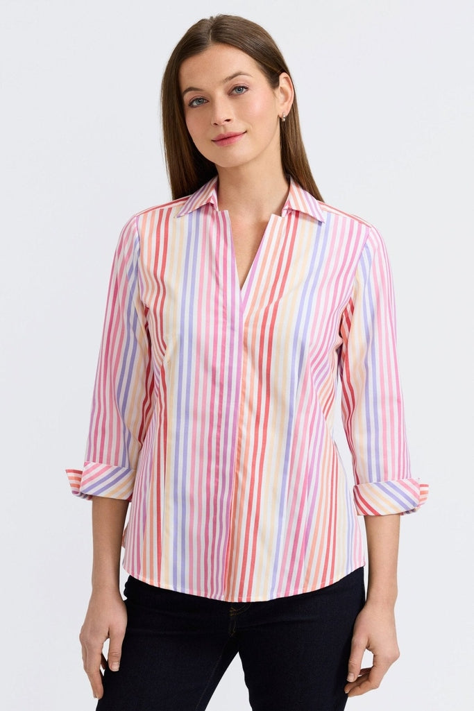 Taylor No Iron Pinpoint 3/4 Sleeve Shirt (Backup)