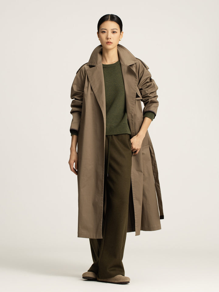 Delphine Cotton Trench Coat