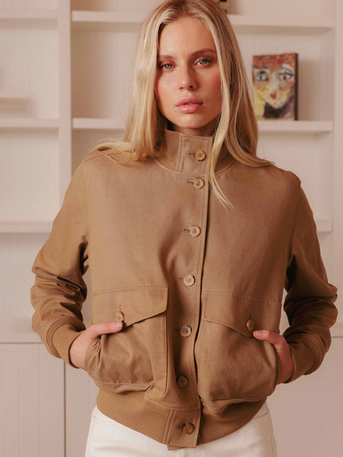 Margot Twill Bomber Jacket