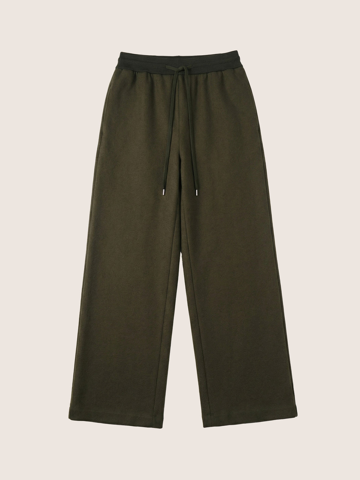 Leni Wool/Cotton Wide Leg Pants