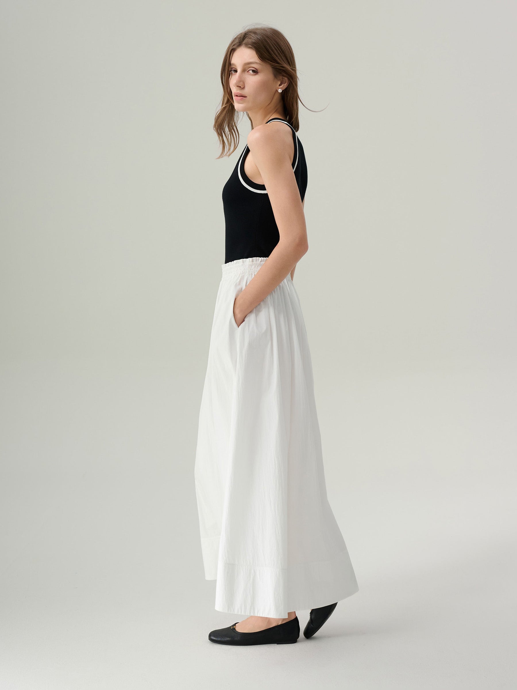 Effie Cotton Midi Skirt