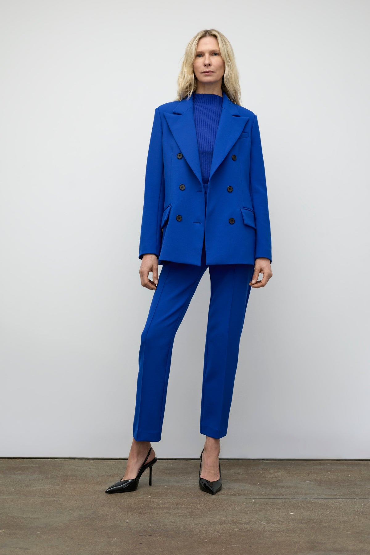 Double breast boyfriend jacket