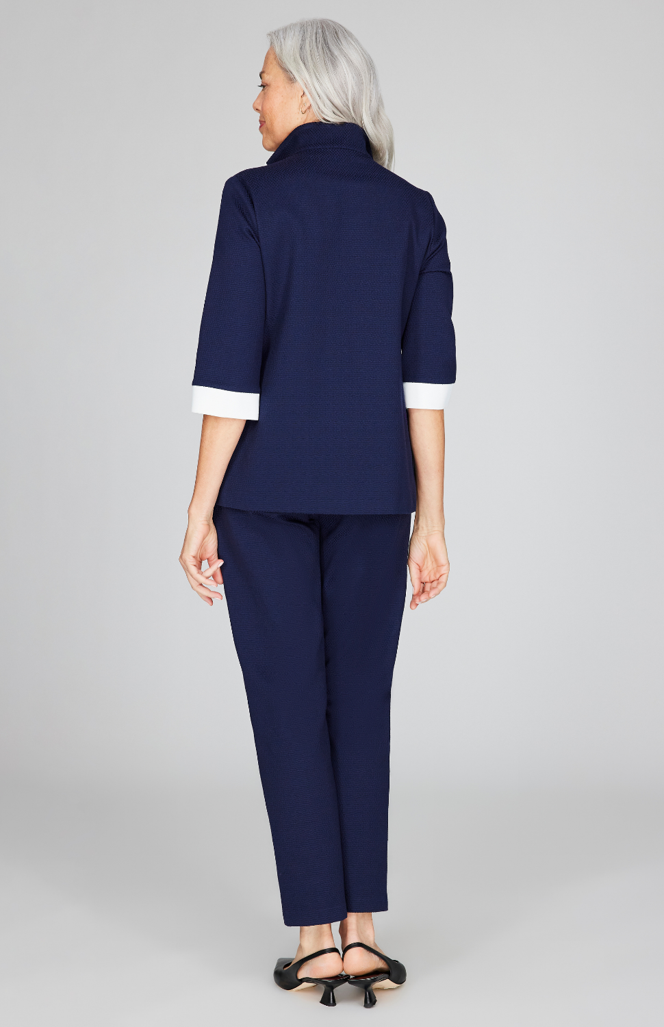 Pique High Neck Shirt