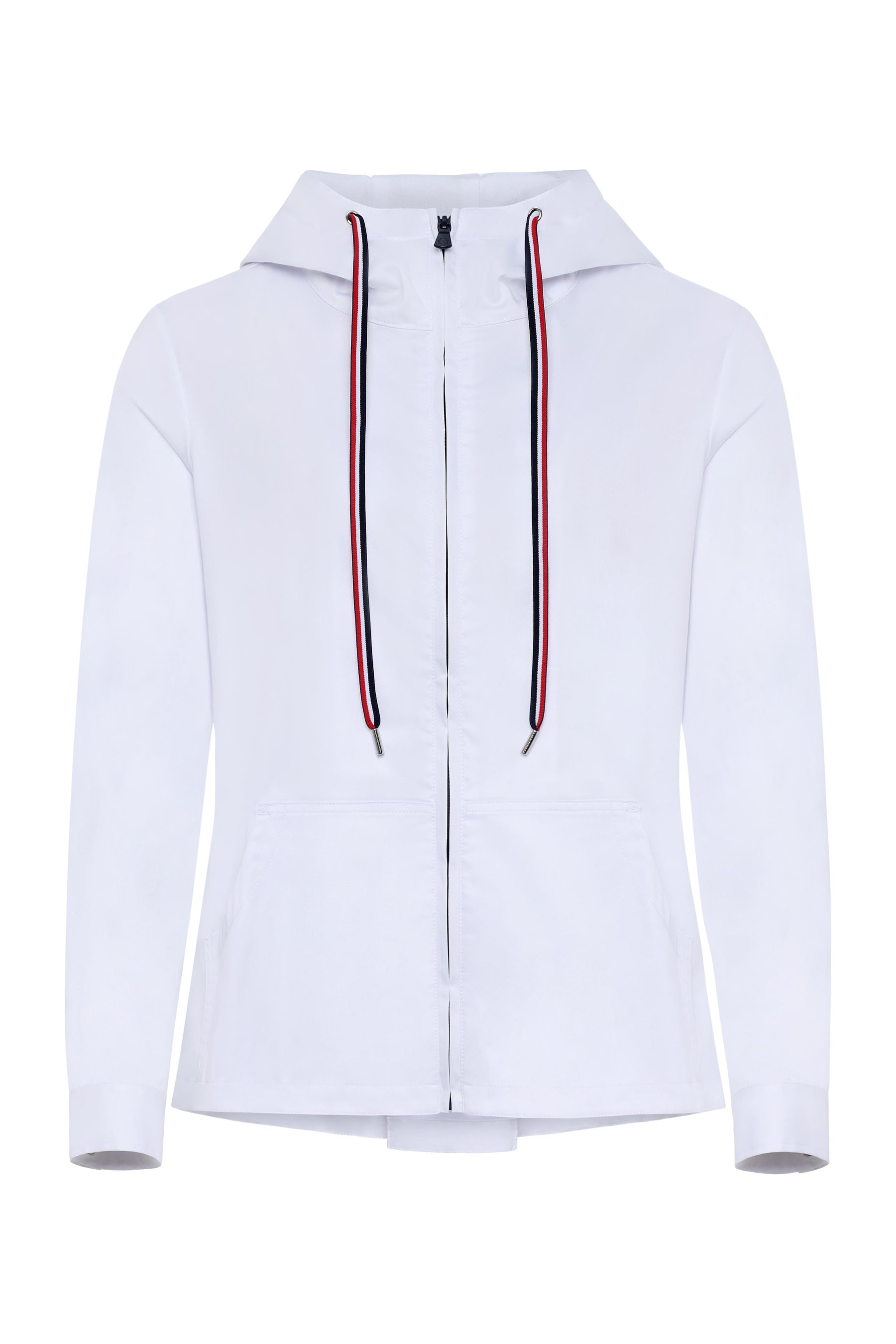 Gabi Stretch Woven Hooded Full Zip Jacket