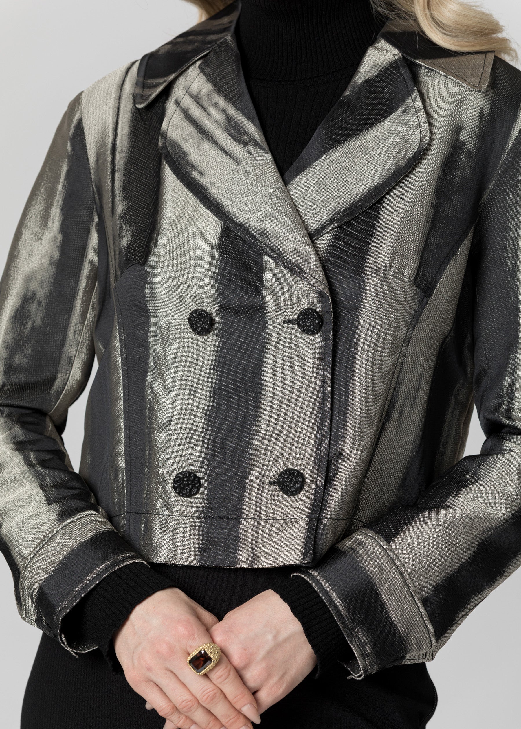 Photo Stripe Jacquard Jacket - SHIPS 9.15