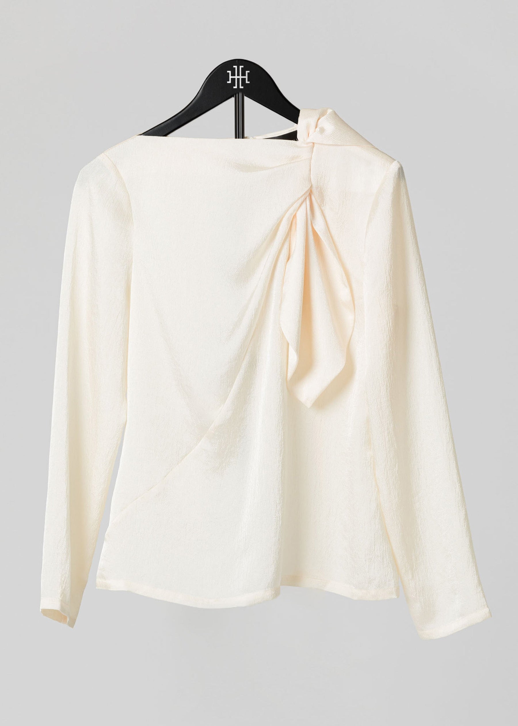 Hammered Satin Blouse