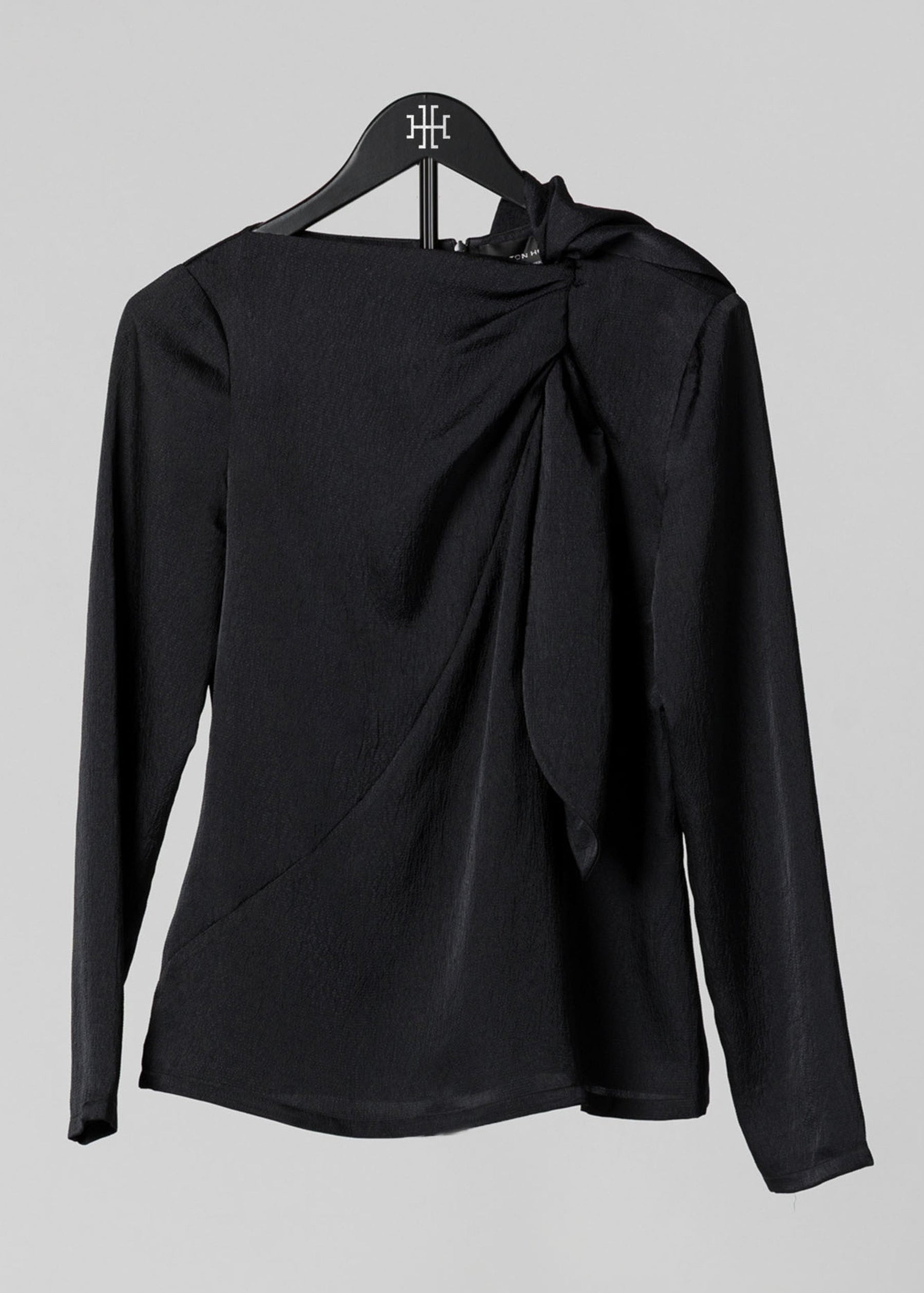 Hammered Satin Blouse