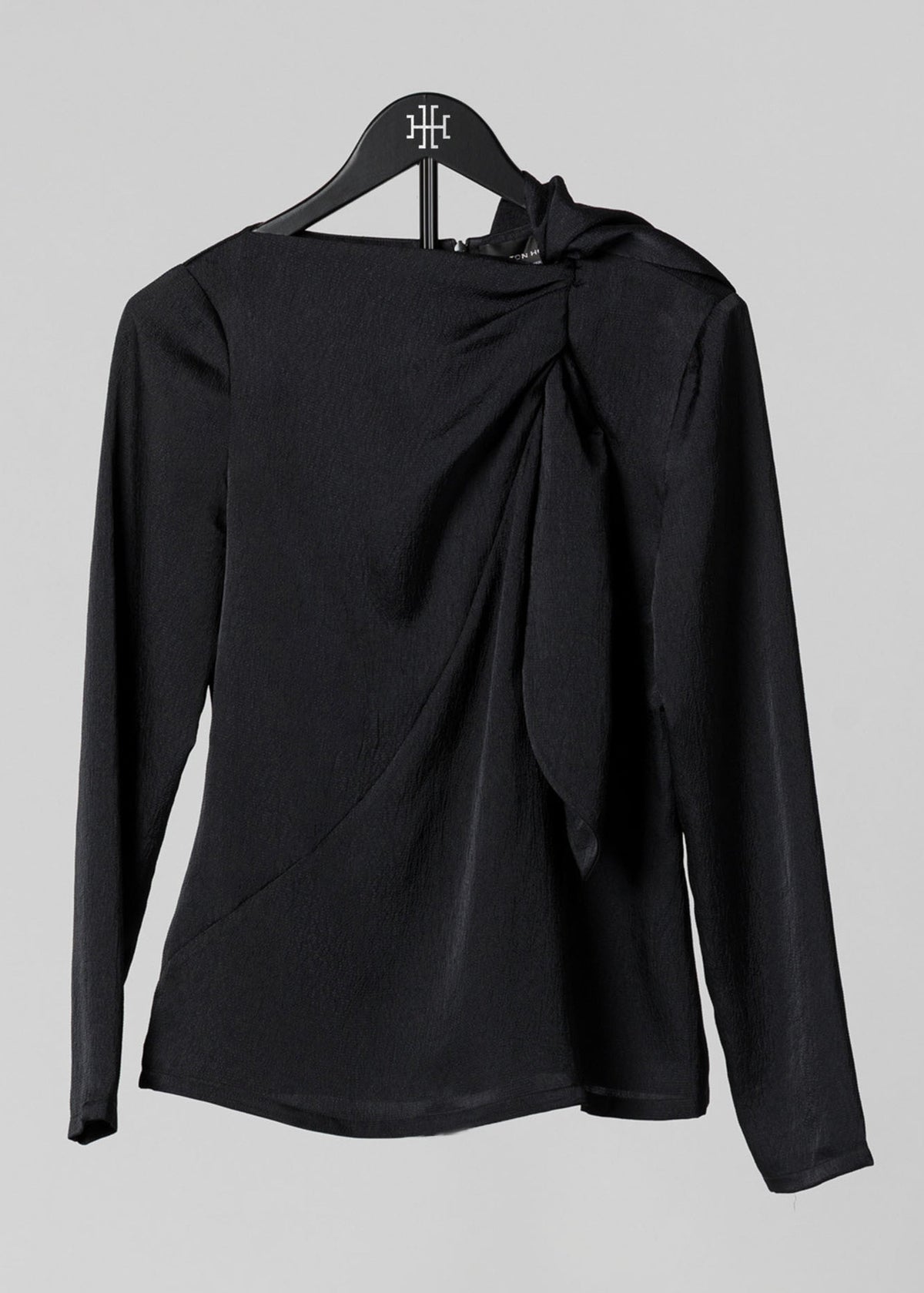 Hammered Satin Blouse