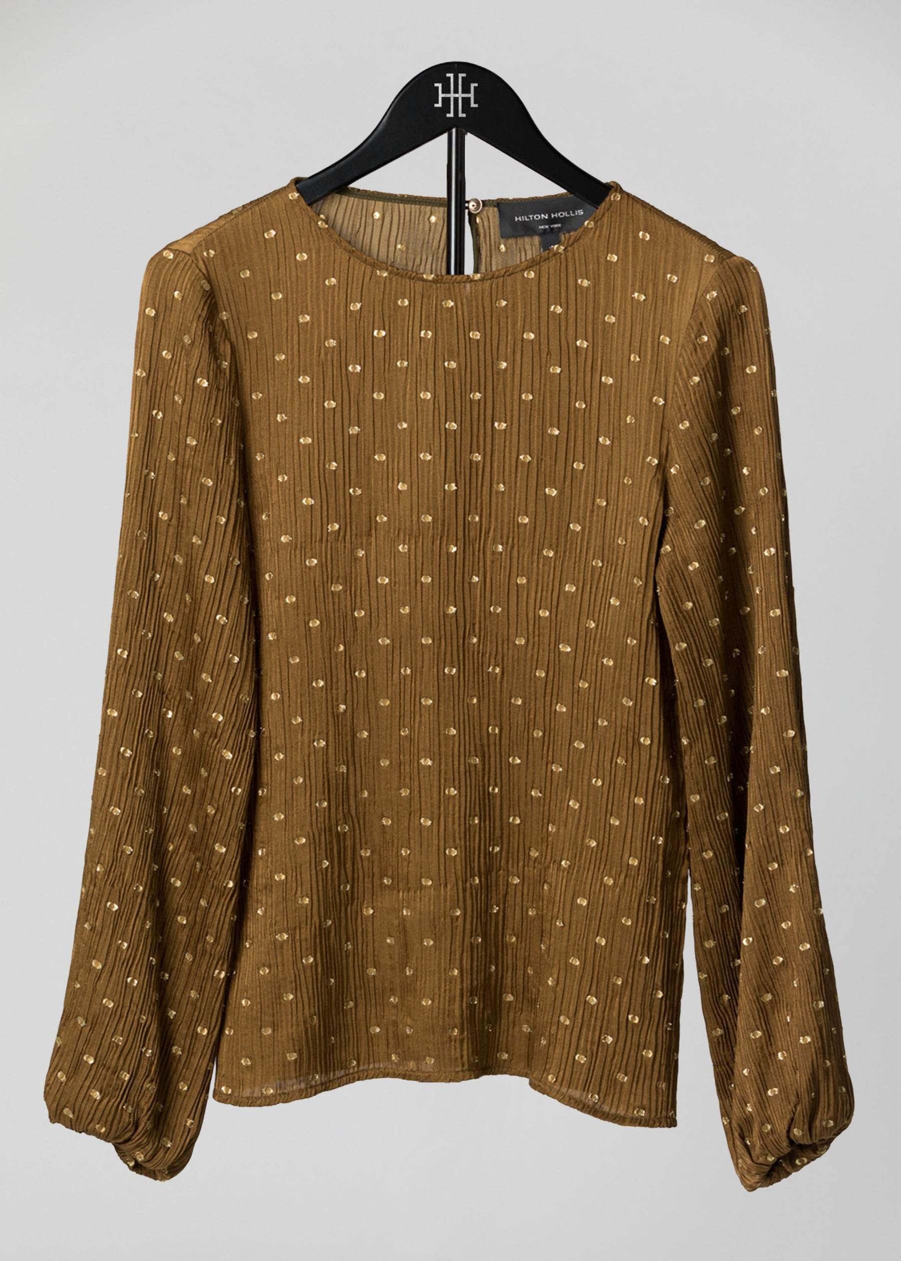 Metallic Fil Coupe Blouse