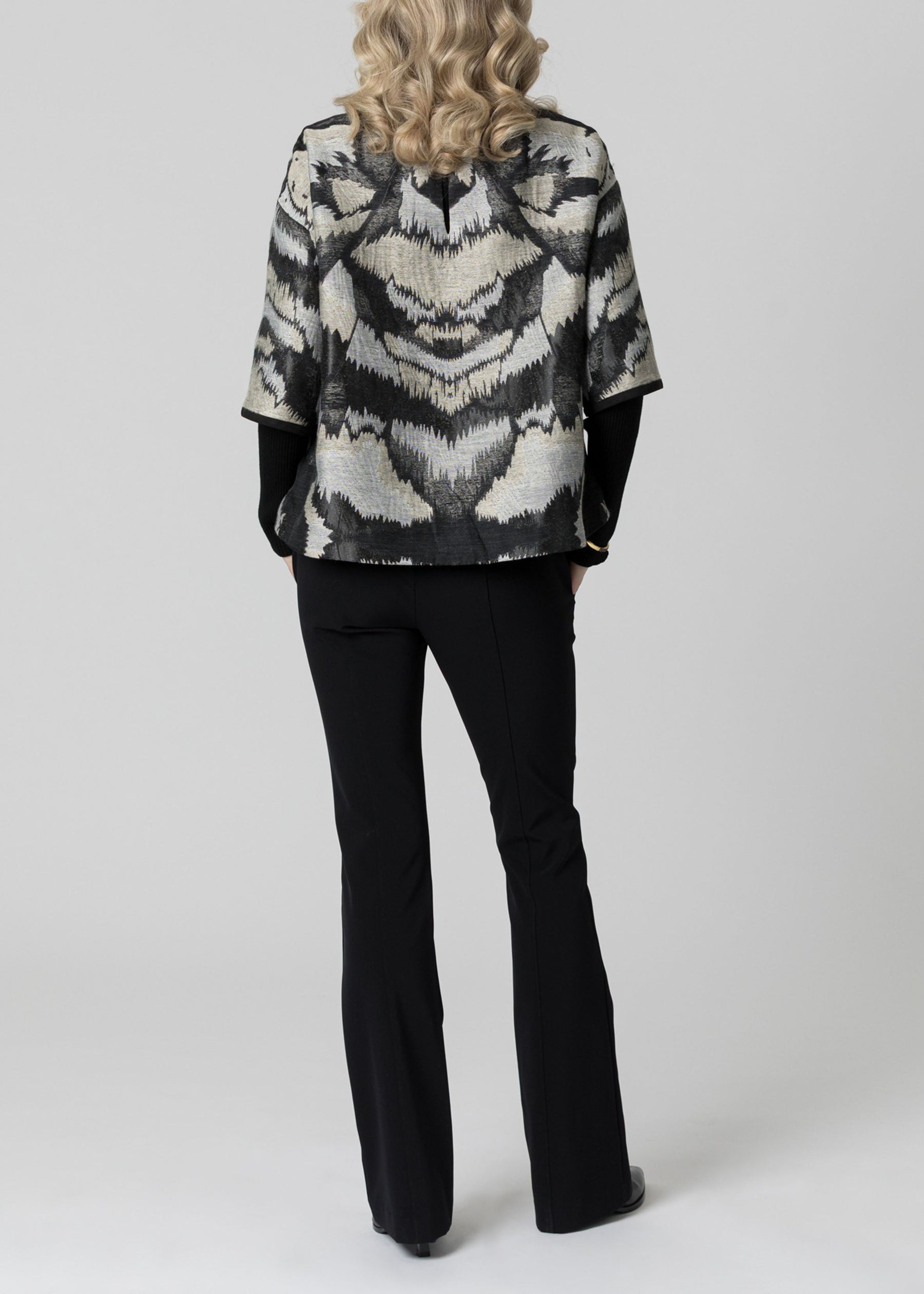 Odile Jacquard Top - SHIPS 9.15