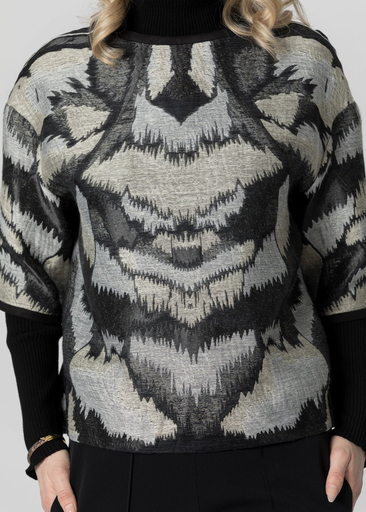 Odile Jacquard Top