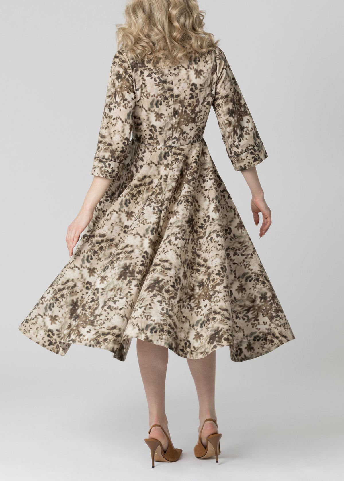 Autumn Forest Print Dress