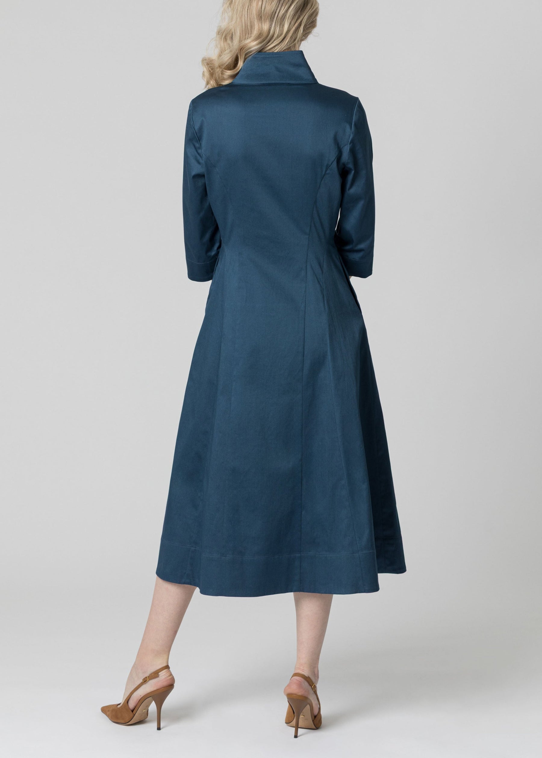 Luxe Cotton Sateen Dress