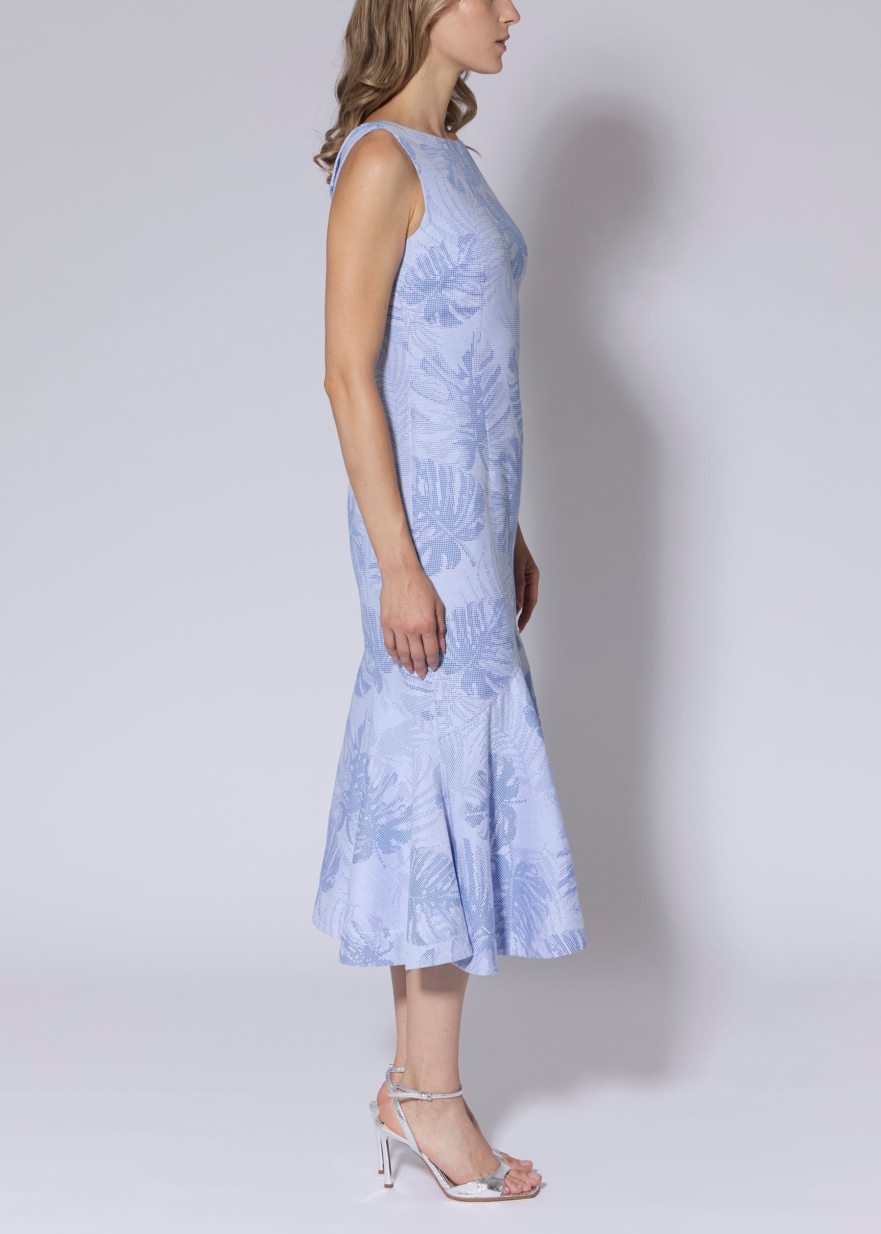 Digital Tropic Jacquard Dress