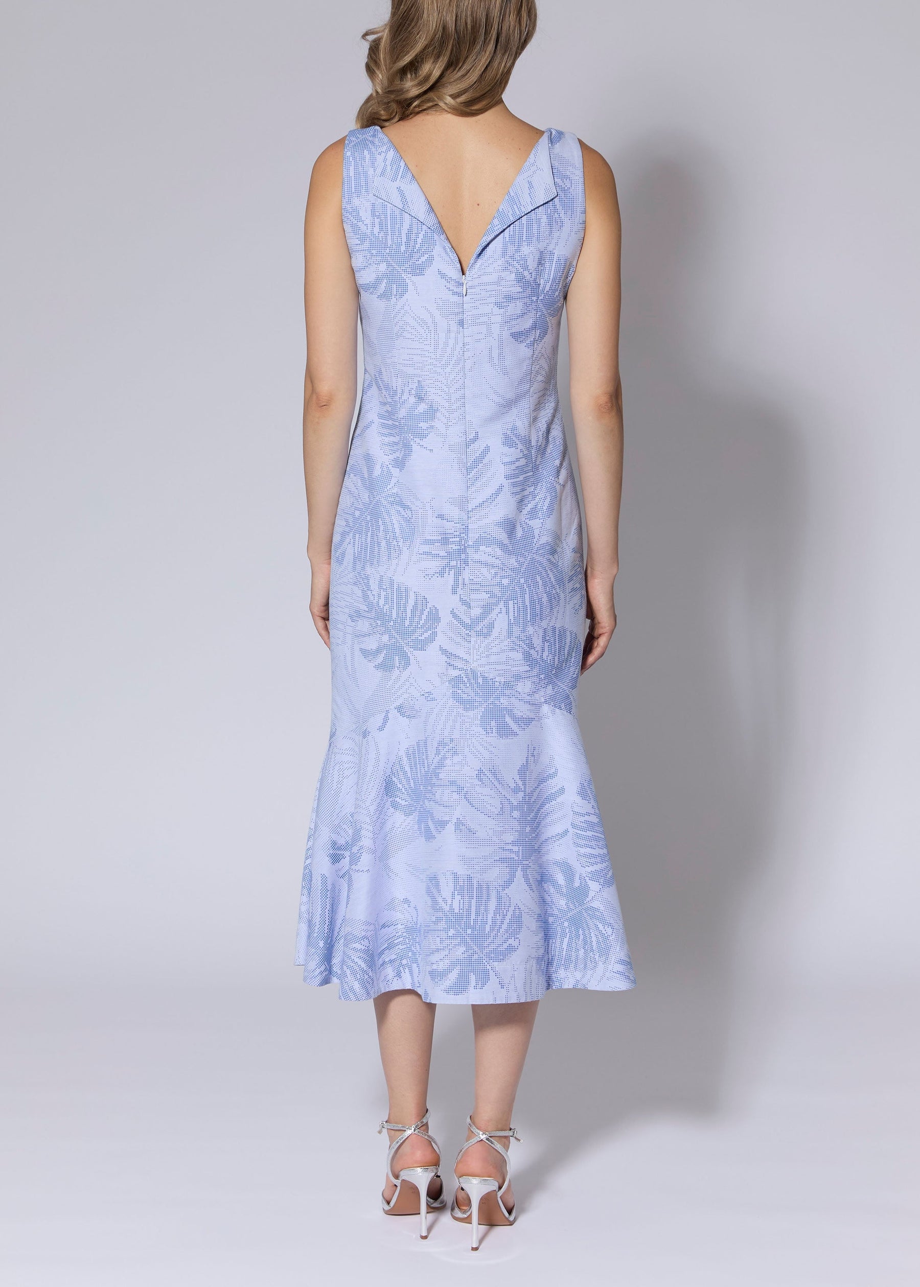 Digital Tropic Jacquard Dress