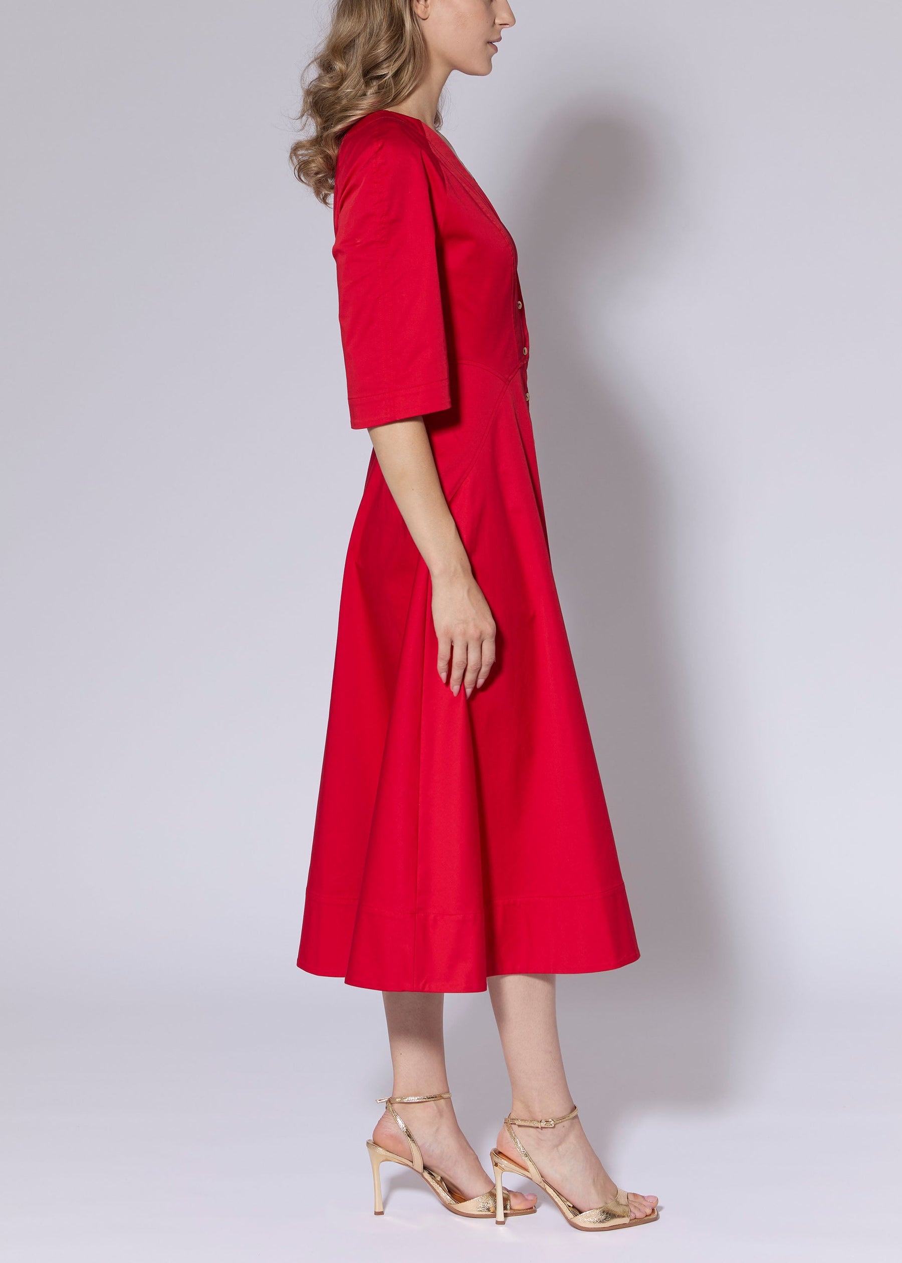Luxe Cotton Sateen Dress