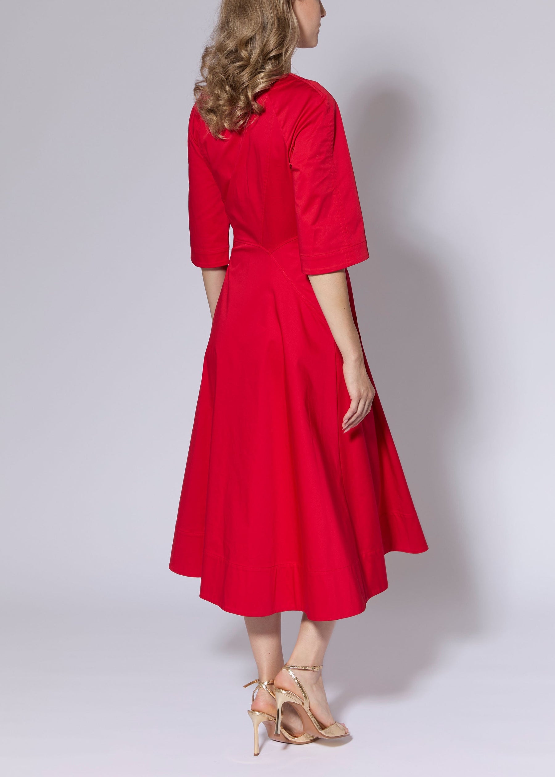 Luxe Cotton Sateen Dress