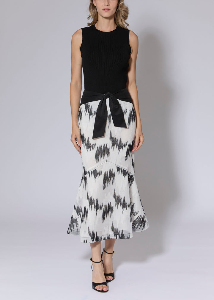 Flare Fil Coupe Skirt