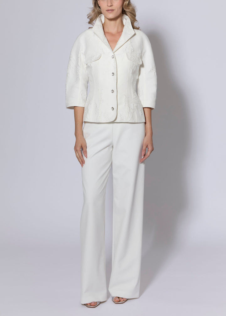 Cherry Blossom Jacquard Jacket