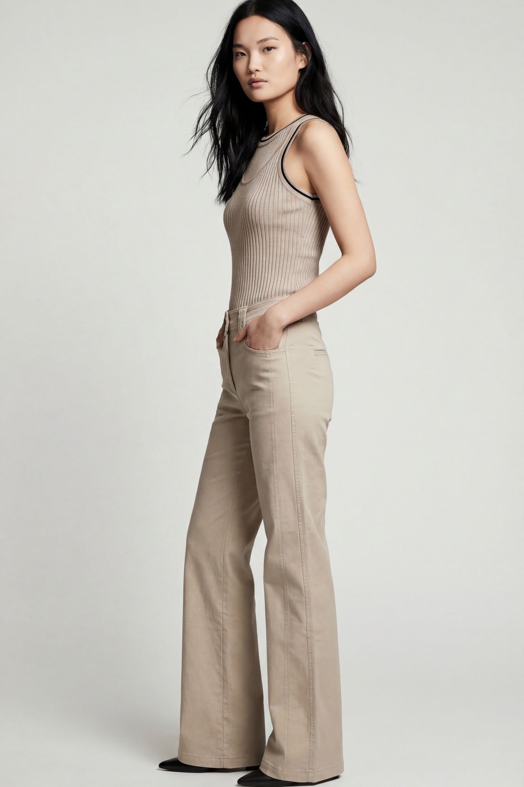 Harley Performance Cotton Travel Wide Leg Pant