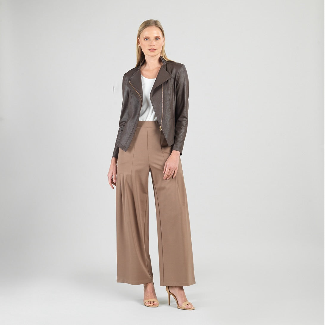 Liquid Leather™ Signature Jacket - Brown - Clara Sunwoo