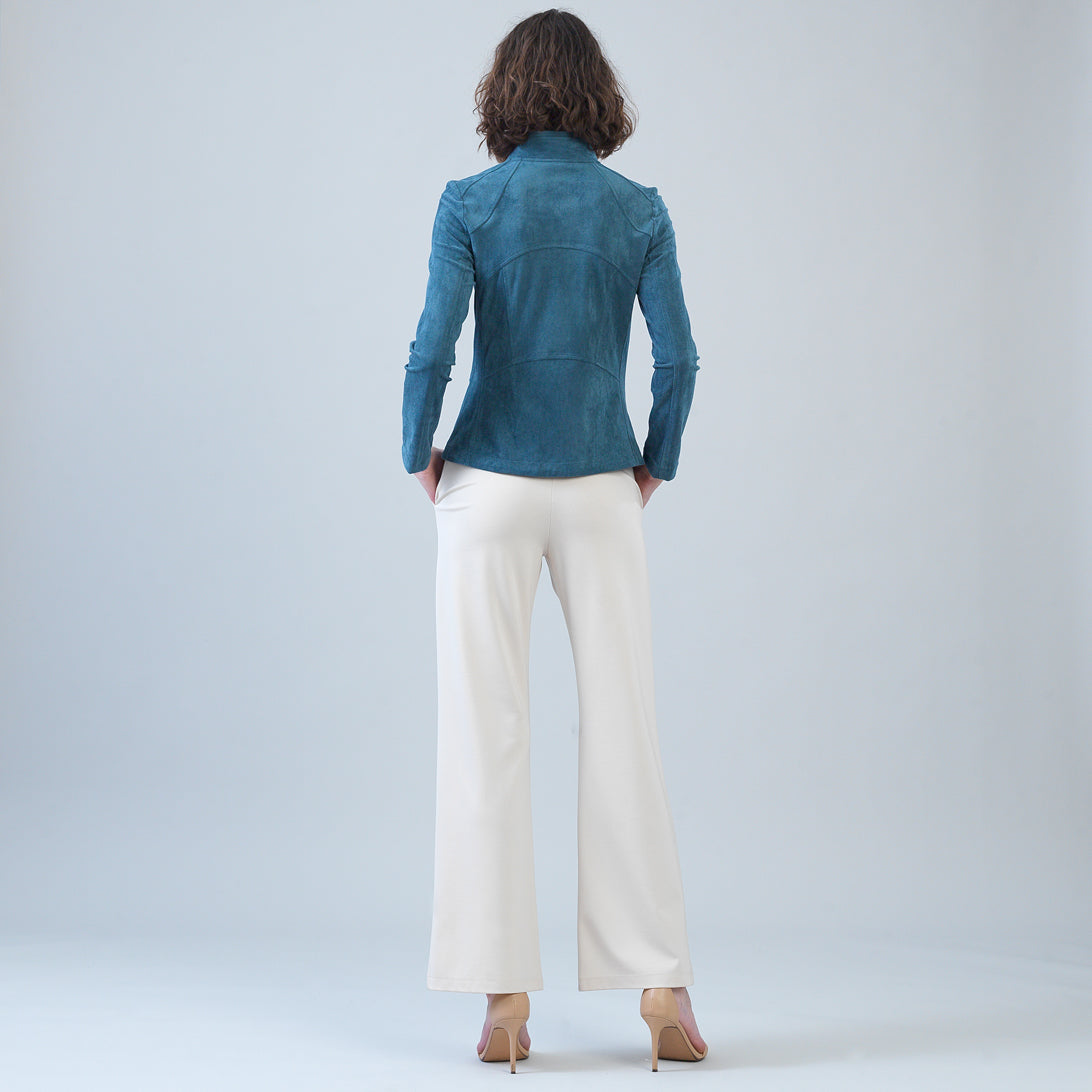 Soft Suede - Signature Jacket - Blue Moss