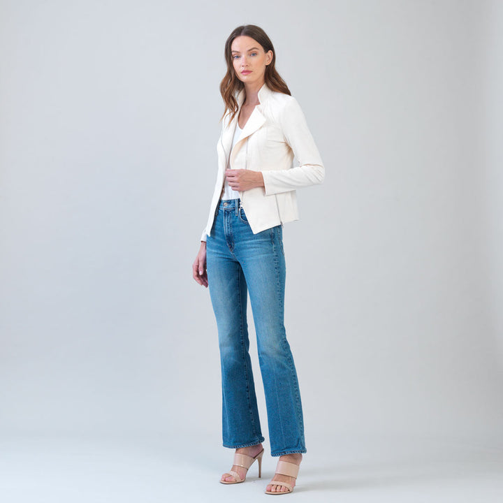 Soft Suede - Signature Jacket - Cream - Clara Sunwoo