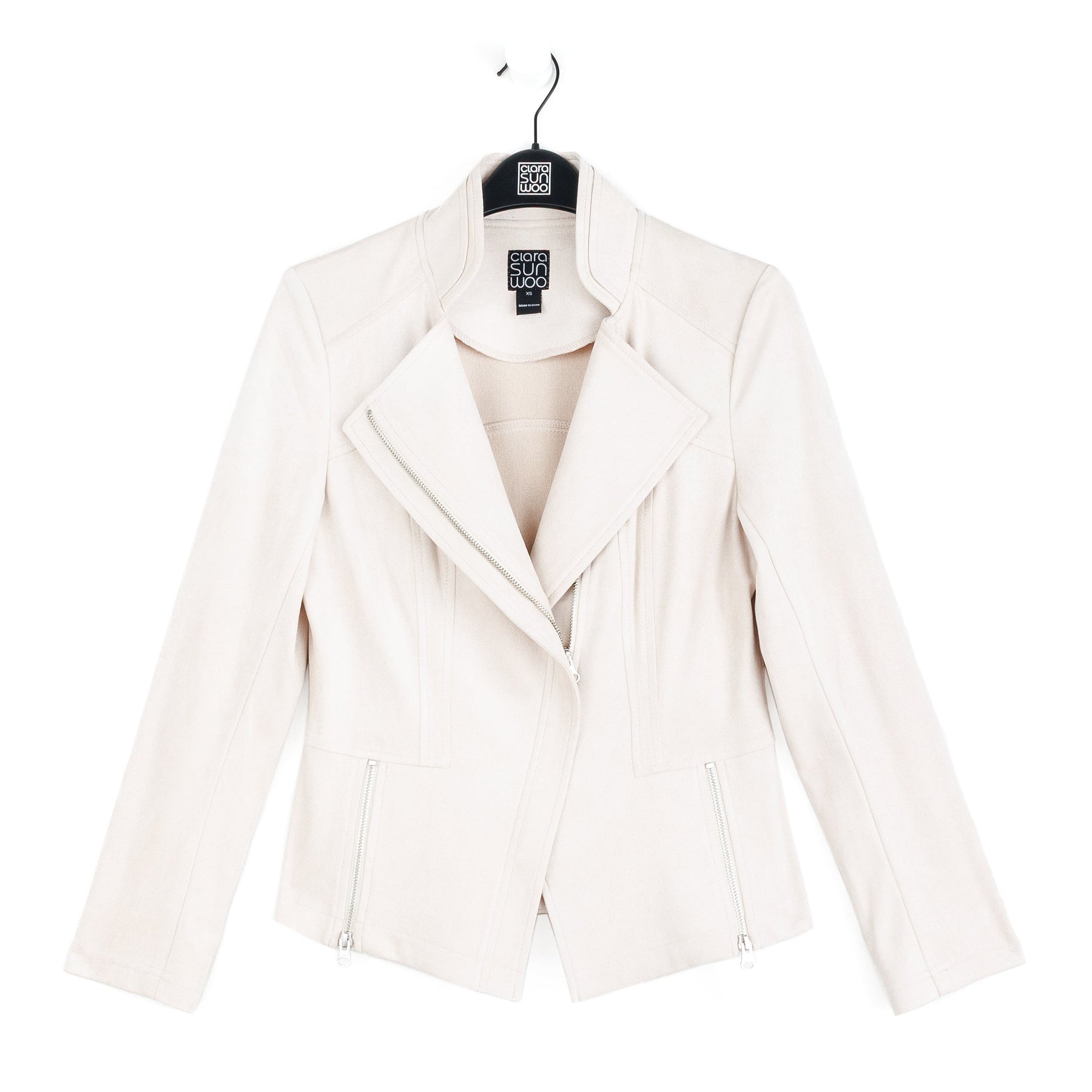 Soft Suede - Signature Jacket - Cream - Clara Sunwoo
