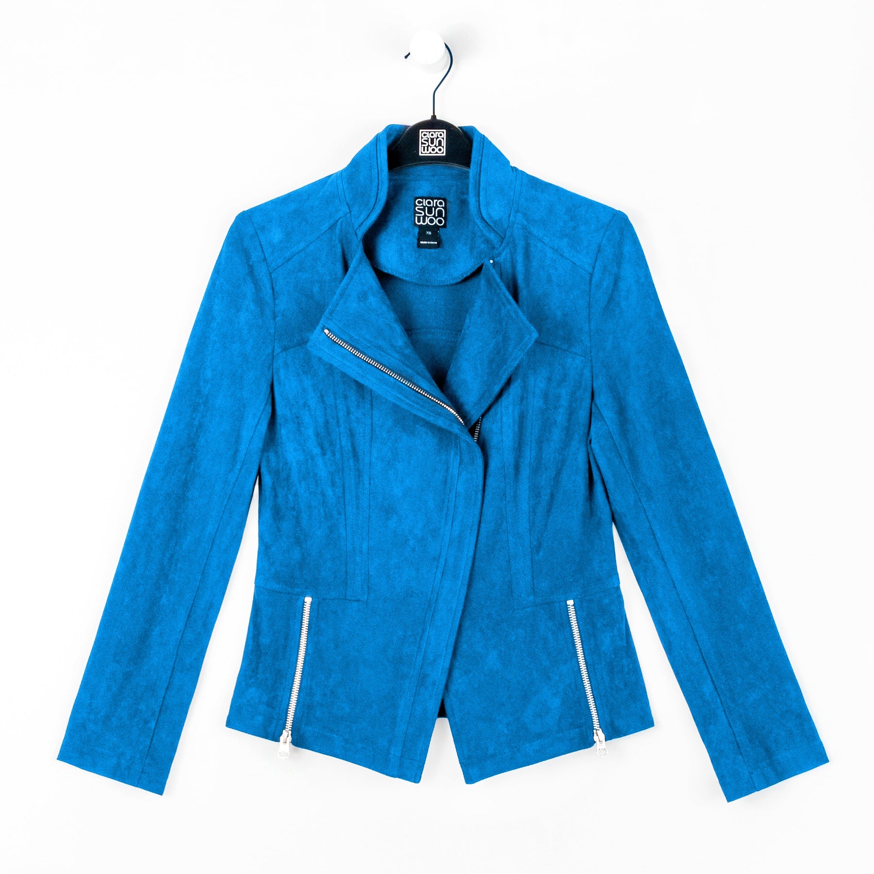 Soft Suede - Signature Jacket - French Blue - Clara Sunwoo