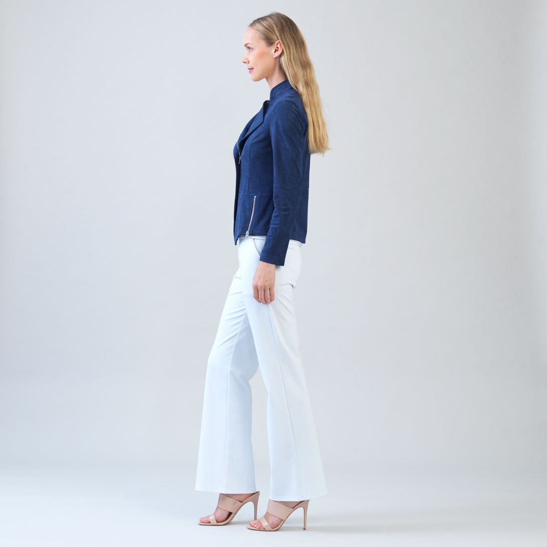 Soft Suede - Signature Jacket - Navy - Clara Sunwoo