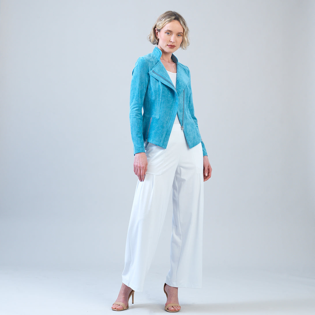 Soft Suede - Signature Jacket - Ocean