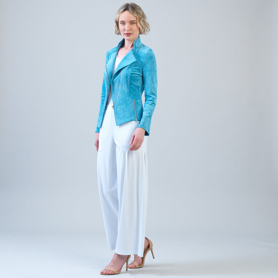 Soft Suede - Signature Jacket - Ocean