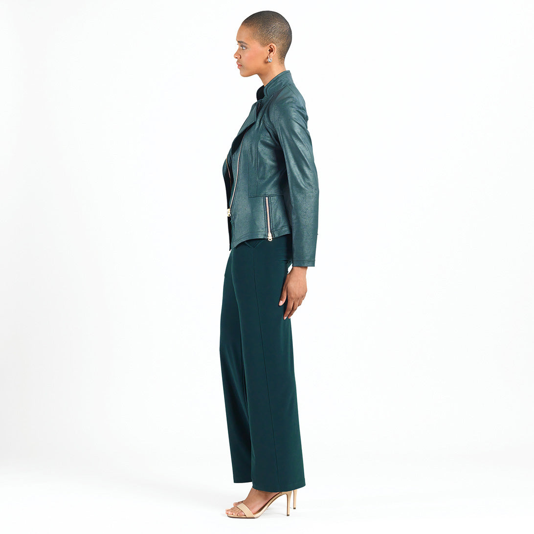 Liquid Leather™ Signature Jacket - Hunter Green - Clara Sunwoo