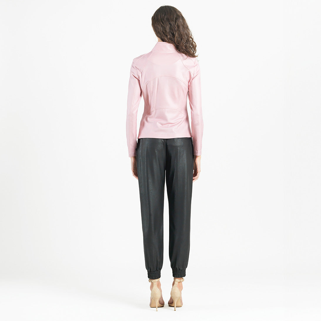 Liquid Leather™ Signature Jacket - Pink - Clara Sunwoo