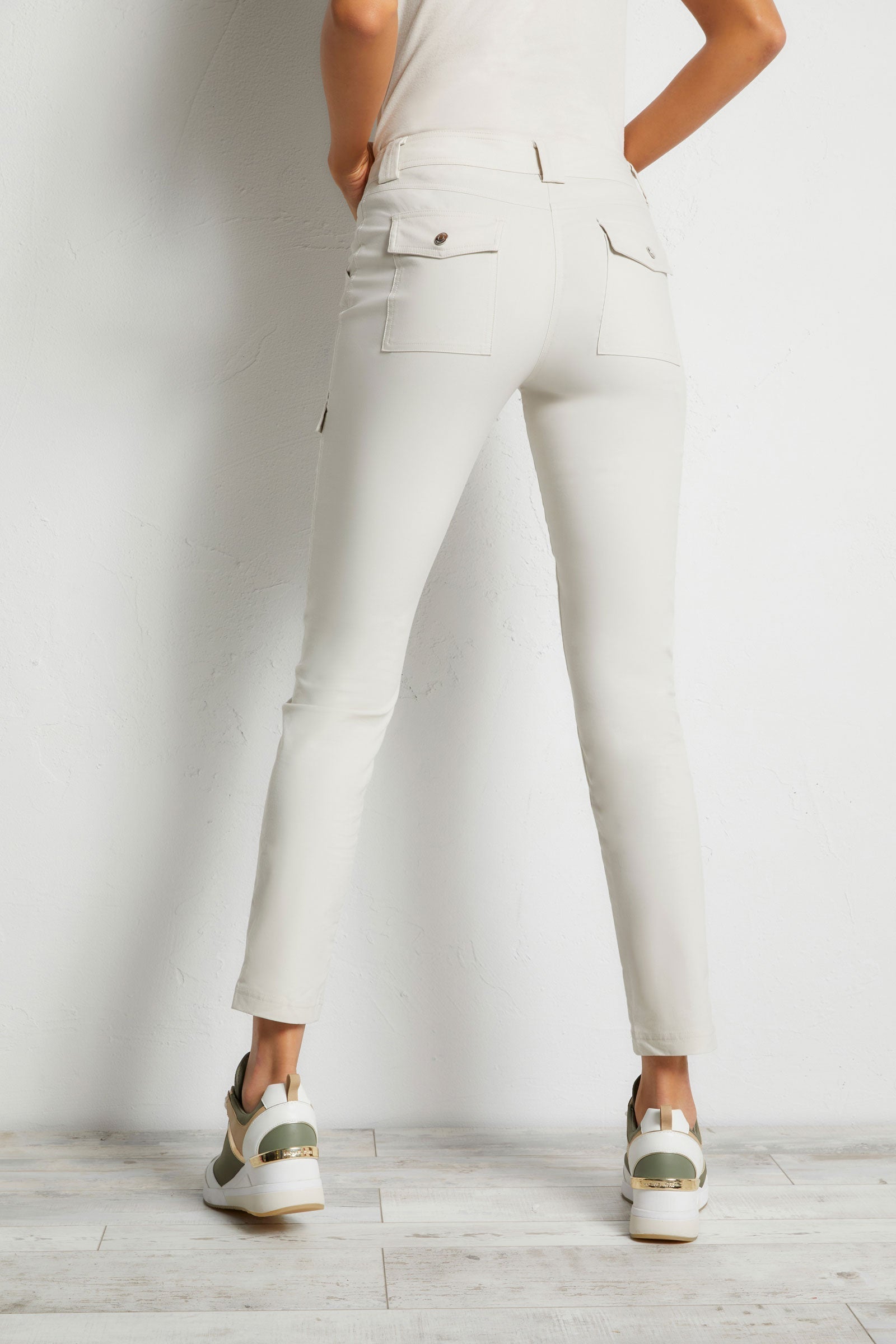 Kate Skinny Cargo Peformance Cotton Pant