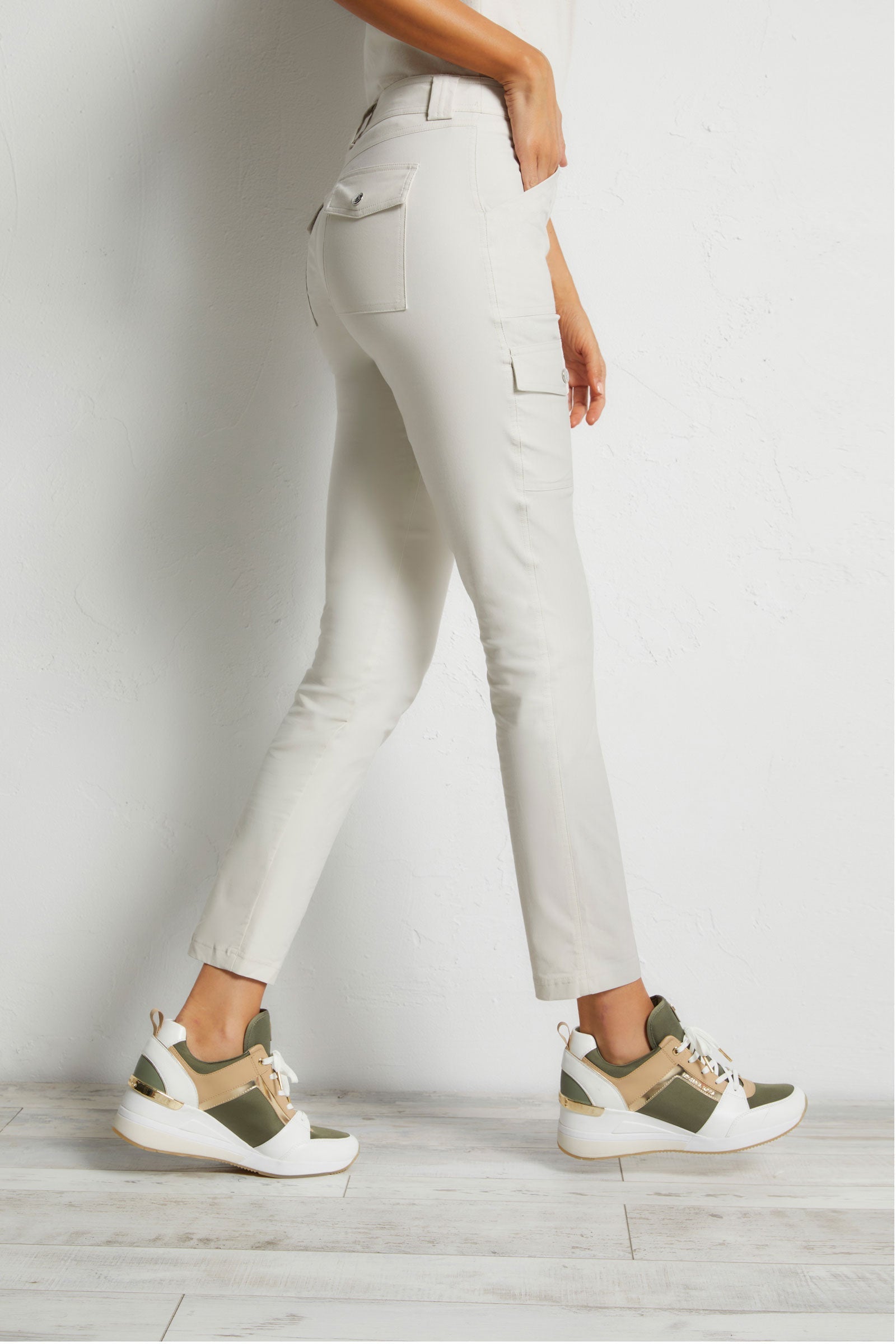 Kate Skinny Cargo Peformance Cotton Pant